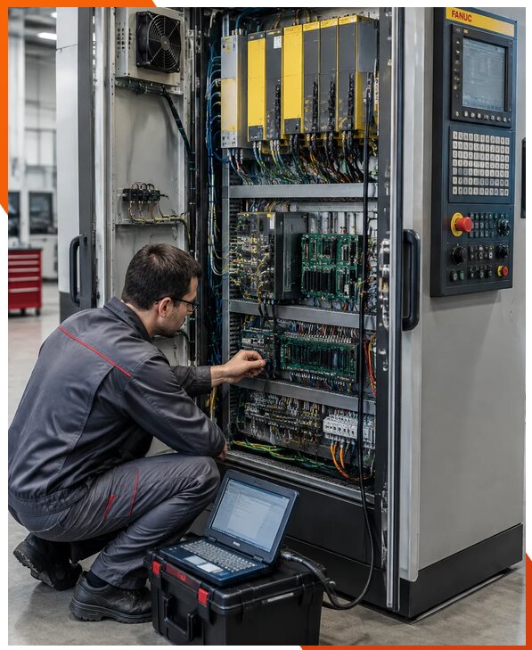 Ремонт систем ЧПУ FANUC промышленных станков в Тутаеве