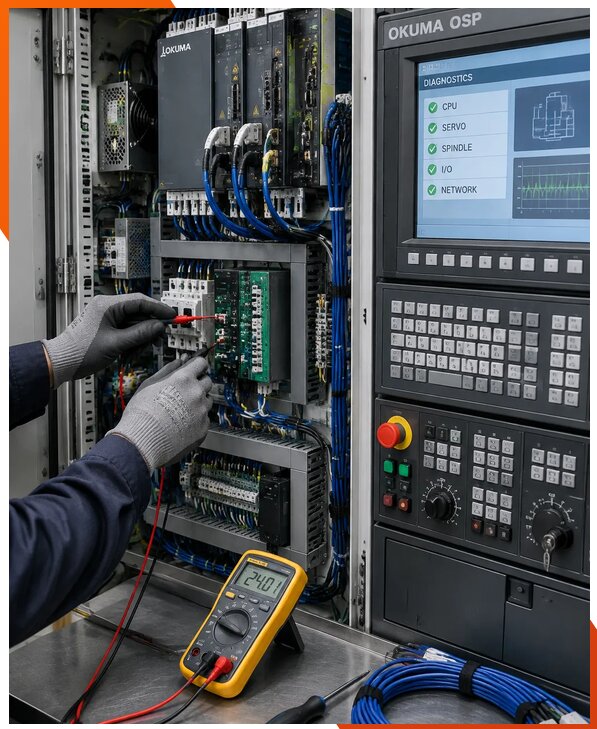 Ремонт систем ЧПУ Okuma OSP в Тутаеве